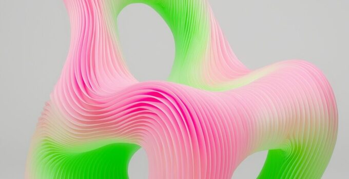 Abstract Fluid Design Chair